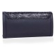 Pochette nera con fiori ATMOSPHERE