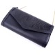 Pochette nera con fiori ATMOSPHERE