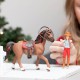 Schleich Horse Club - Figurka Hannah i Cayenne koń, zestaw figurek dla dzieci 5+