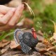 Schleich Wild Life - Zestaw figurek wiejskich kura, kogut, indyk, kaczor, figurki zwierząt dla dzieci