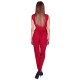 Dark Red, Cowl Neck, Bodycon Fit, Jumpsuit, Playsuit For Ladies By John Zack