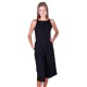 Black, Sleeveless, Knee Length Wide Cut Leg, Jumpsuit For Ladies By John Zack