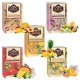 BASILUR Fruit Infusions - Zestaw herbat owocowych bezkofeinowych, napary owocowe 5x20 saszetek