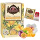 BASILUR Fruit Infusions - Zestaw herbat owocowych bezkofeinowych, napary owocowe 5x20 saszetek