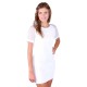 Cream, Semi Sheer Short Sleeved, Crew Neck Mini Dress By Angeleye