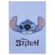 DISNEY Stitch Zeszyt/notes w kratkę, w niebieskiej oprawie A5