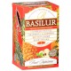 BASILUR Fruit Infusions - Owocowa herbata bezkofeinowa, 4 smaki w saszetkach 25 x 1,8 g