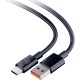 3mk Hyper Cable Black Kabel USB-A to C 60W 3A 1.2m