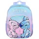 DISNEY Stitch Angel Niebieski plecak dla dziewczynki, plecak szkolny 38x31x12 cm