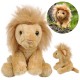 Charlie Bears Mascotte de lion, de la série Cuddle Cubs, petite peluche idéale pour les bébés, 13 centimètres