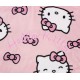 Hello Kitty Różowa bluza/szlafrok/koc z kapturem, snuddie z kieszeniami