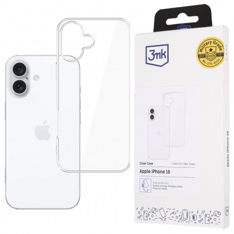 Etui na telefon Apple iPhone 16 - 3mk Clear Case