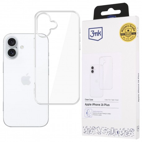 Etui na telefon Apple iPhone 16 Plus - 3mk Clear Case