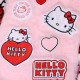 Hello Kitty Jasnoróżowy termofor z miękką poszewką, futrzany, duży, naturalny kaucuk 1,75 l