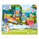 Bluey i Rusty Zestaw figurek Gokart, pojazd + figurki dla dzieci 3+