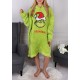 Grinch verde, sudadera unisex, bata, manta con capucha, snuddie