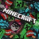 Minecraft Creeper Chłopięca, dwuczęściowa piżama z długim rękawem, zielona