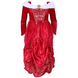 Vestido de princesa rojo Bella DISNEY