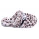 Cosy Leopard Print Slippers