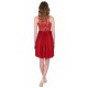 Red Sequin Embellished &amp; Lightweight Tulle Midi Dress by John Zack