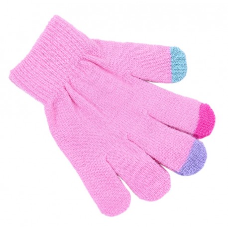 Różowe rękawiczki do ekranów dotykowych PRIMARK