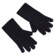 Black, warm gloves
