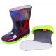 Demar Colourful Insulated Neon Elements Wellies Wellingtons Rain Boots