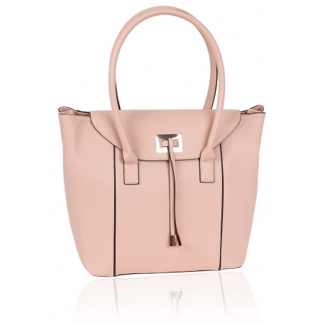 Elegant Basic Beige Handbag