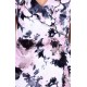 Floral Mini Dress, Wrap Over, Sleeveless, Frill Detail by  John Zack