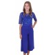 Blue, Floral Lace Top, Wide Cropped Leg, Jumpsuit For Ladies By John Zack