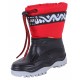 Demar Frost Kids Warm Red Black Insulated Snow Boots