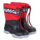 Demar Frost Kids Warm Red Black Insulated Snow Boots