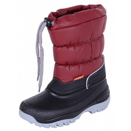 Childrens' Burgundy And Black Insulated Winter Boots LUCKY DEMAR