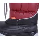 Childrens&#039; Burgundy And Black Insulated Winter Boots LUCKY DEMAR