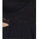 ASOS Czarna sukienka mini bez pleców