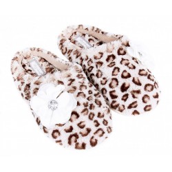 Warm&Cosy Leopard Print Slippers
