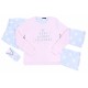 Pink Blue Soft &amp; Warm Long Sleeved Pyjama Set For Ladies Crowns PRINCESS DISNEY