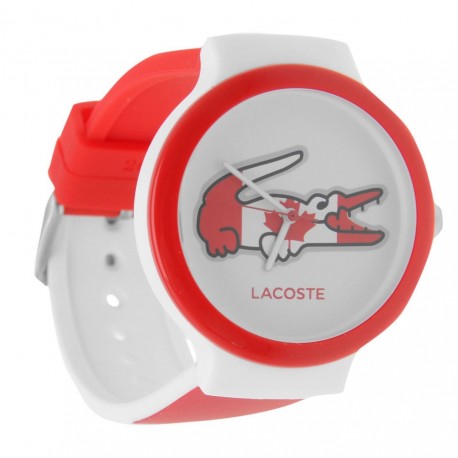 Zegarek Lacoste GOA czerwono-biały
