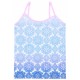 2 x Blue/Pink Basic Camis Top For Girls FROZEN DISNEY