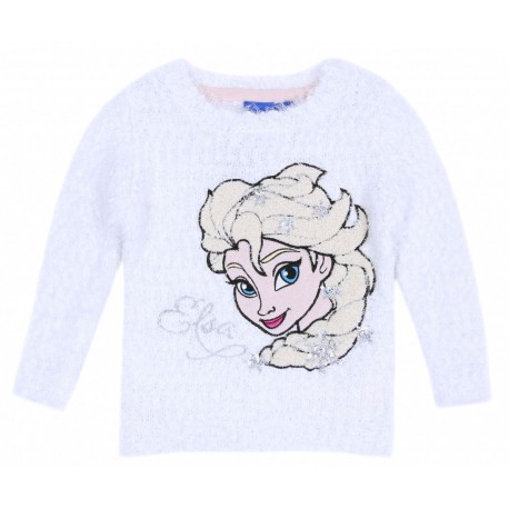 Ciepły, biały sweter - Elsa DISNEY FROZEN