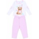 Pink Puppy Long Sleeve Pyjama Set For Girls PRINCESS POOCH Young Dimension Sleep