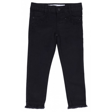 Czarne spodnie - jeans Denim Co