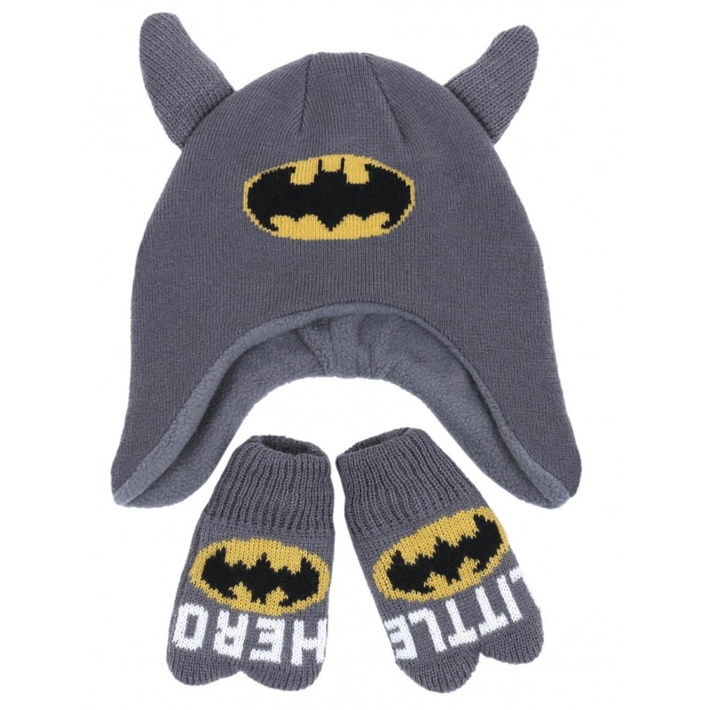 Set hat + gloves Batman - Sarcia