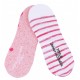 2 x Pink Footlets Liners, Invisible Socks For Ladies UNICORN DESPICABLE ME