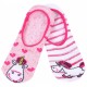 2 x Pink Footlets Liners, Invisible Socks For Ladies UNICORN DESPICABLE ME