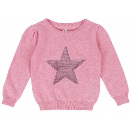 Różowy sweterek z gwiazdą PRIMARK