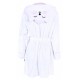 Ladies Soft &amp; Warm White Dressing Gown Kitty Cat GABRIELLA @VELVETGHOST