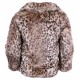 Faux Fur Cheetah Brown Coat