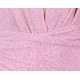 ASOS Różowa, drapowana sukienka maxi- brokat