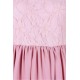 Pink Mini Dress, Open Back, Lace Sleeveless &amp; Chiffon Skirt by John Zack